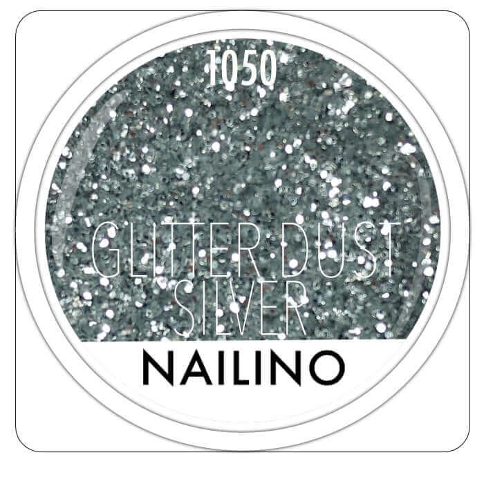 NAILINO Glitter Dust Silver -