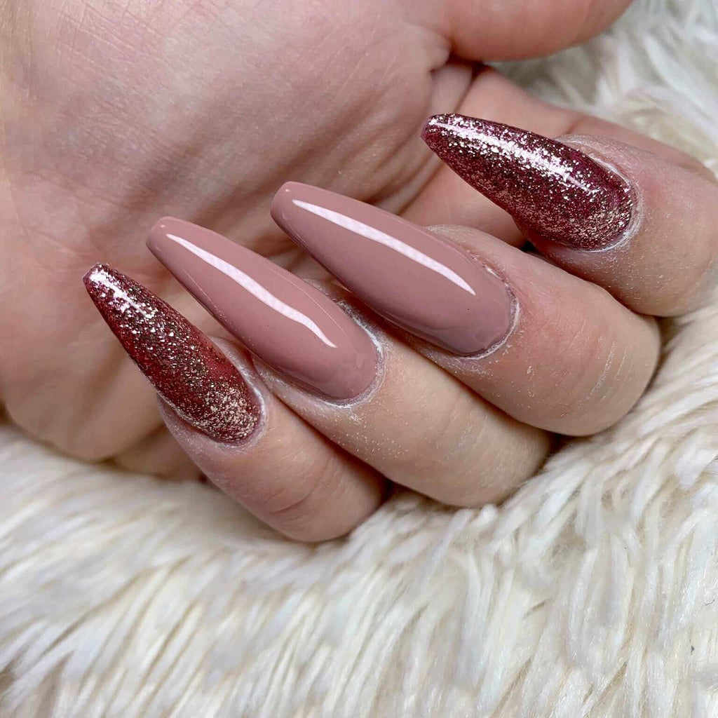 NAILINO Glitter Gel Shiny Pink Modellage