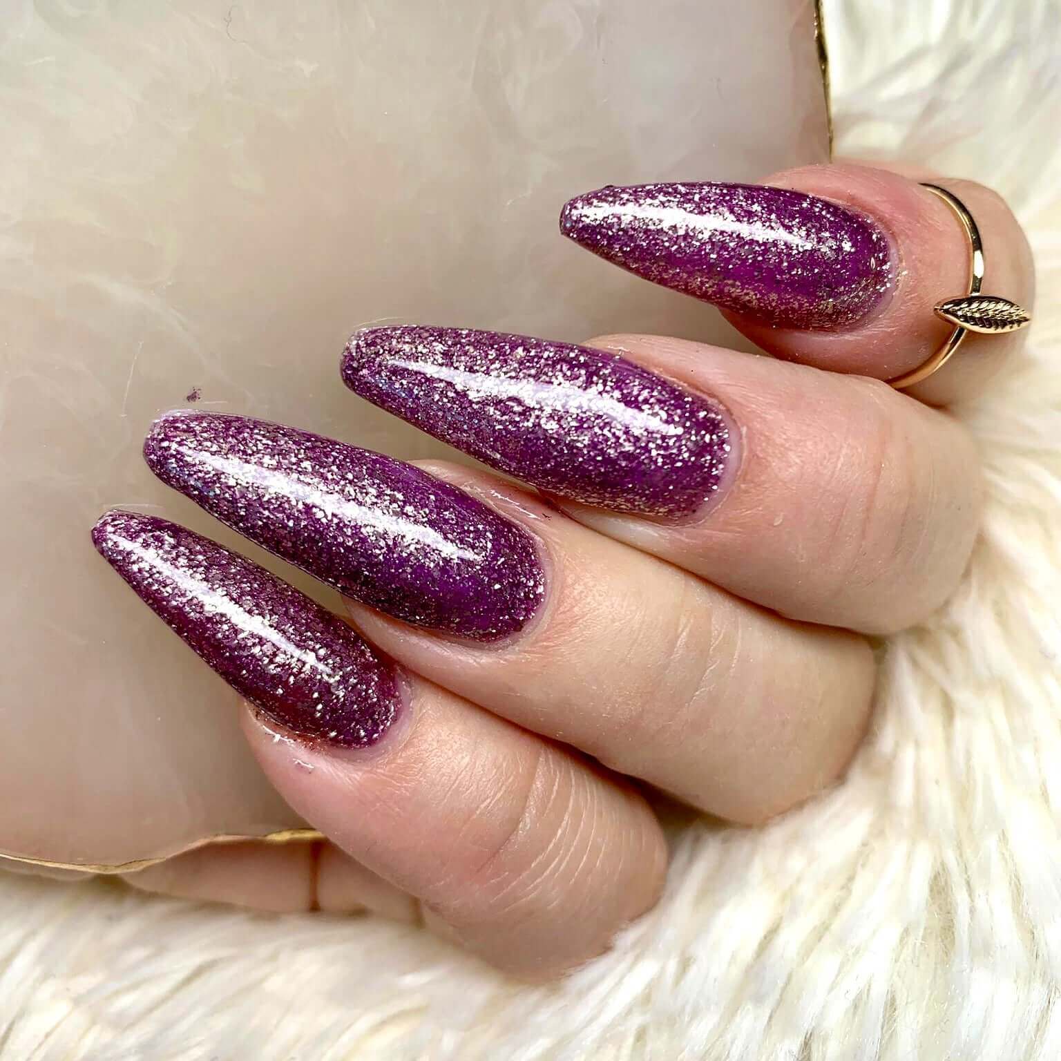 NAILINO Glitter Gel Shiny Sweet Lilac -