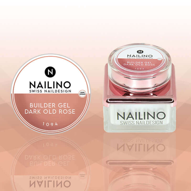 NAILINO Nail Builder Gel Dark Old Rose Inhalt: 15ml, 30ml