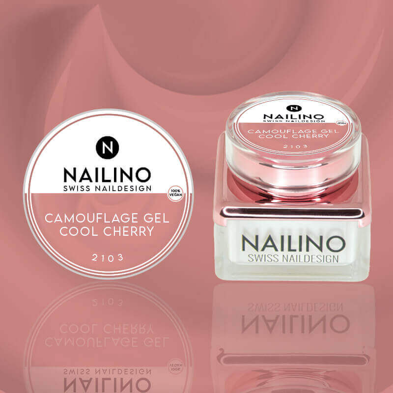 NAILINO Camouflage Gel Cool Cherry -