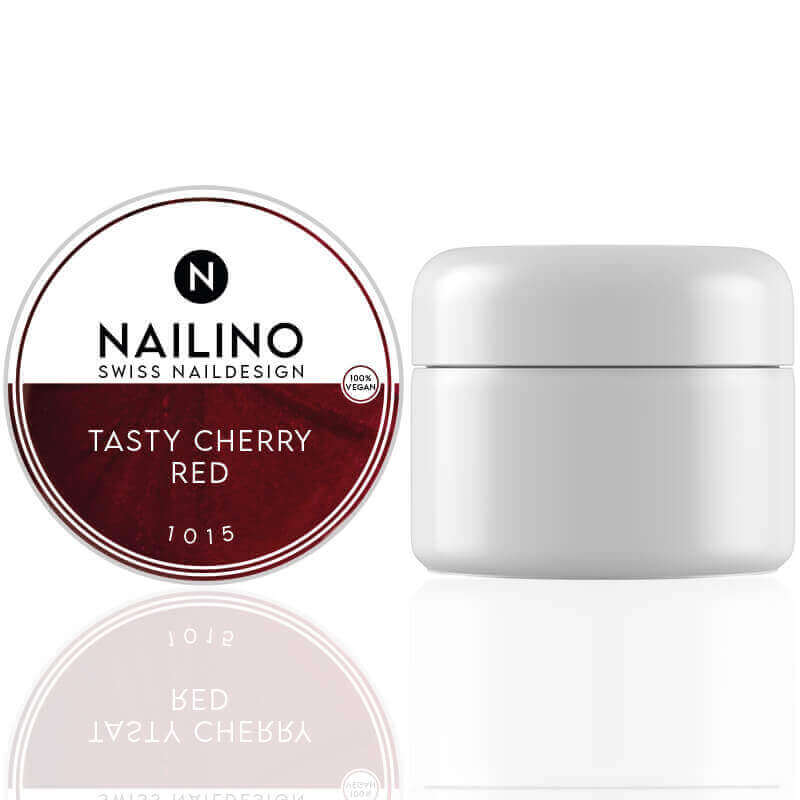NAILINO Color Gel Tasty Cherry Red - Farbgel in Kirschrot kaufen!