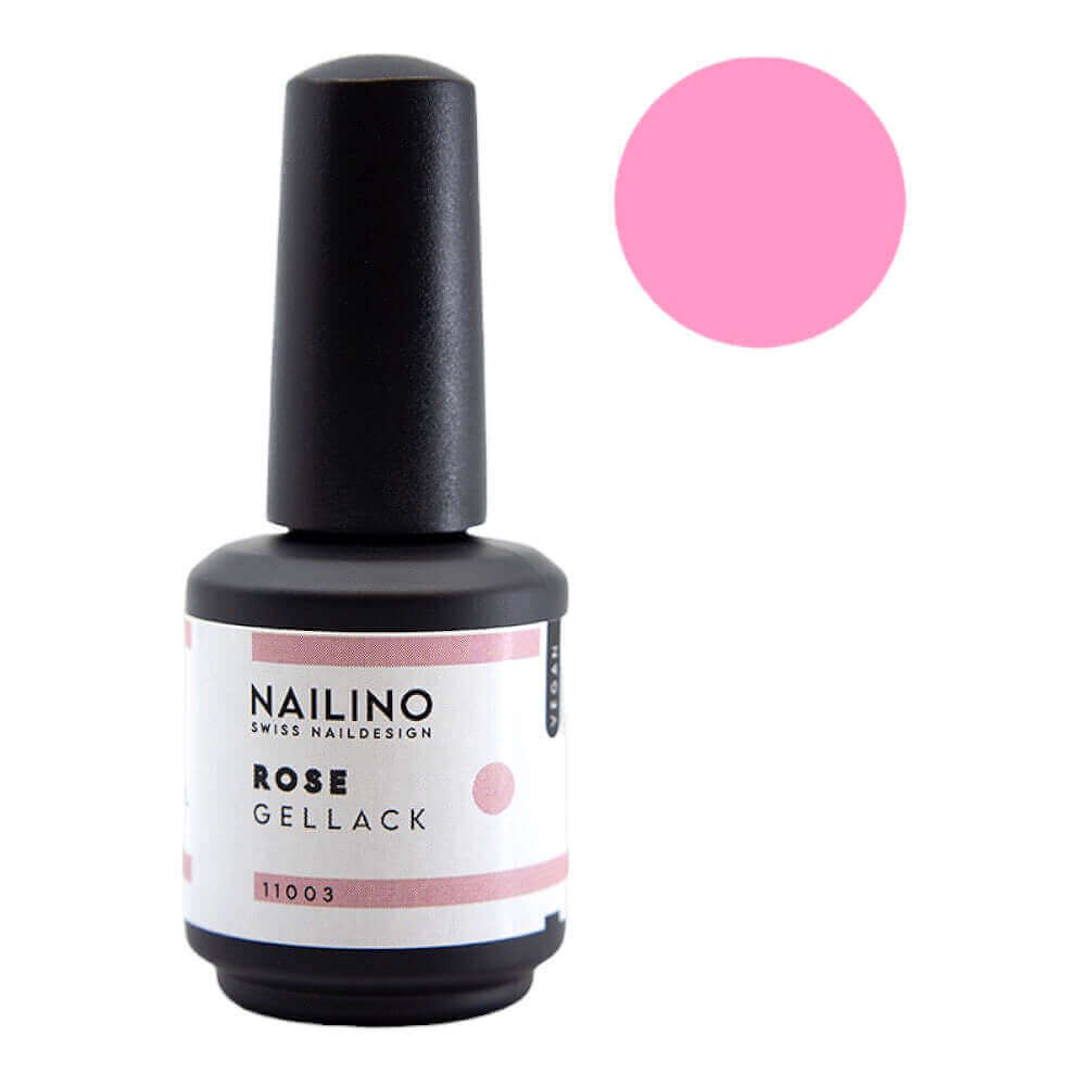 Shellac Rose für Nägel