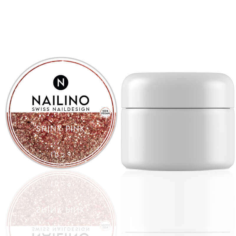 NAILINO Glitter Gel Shiny Pink -