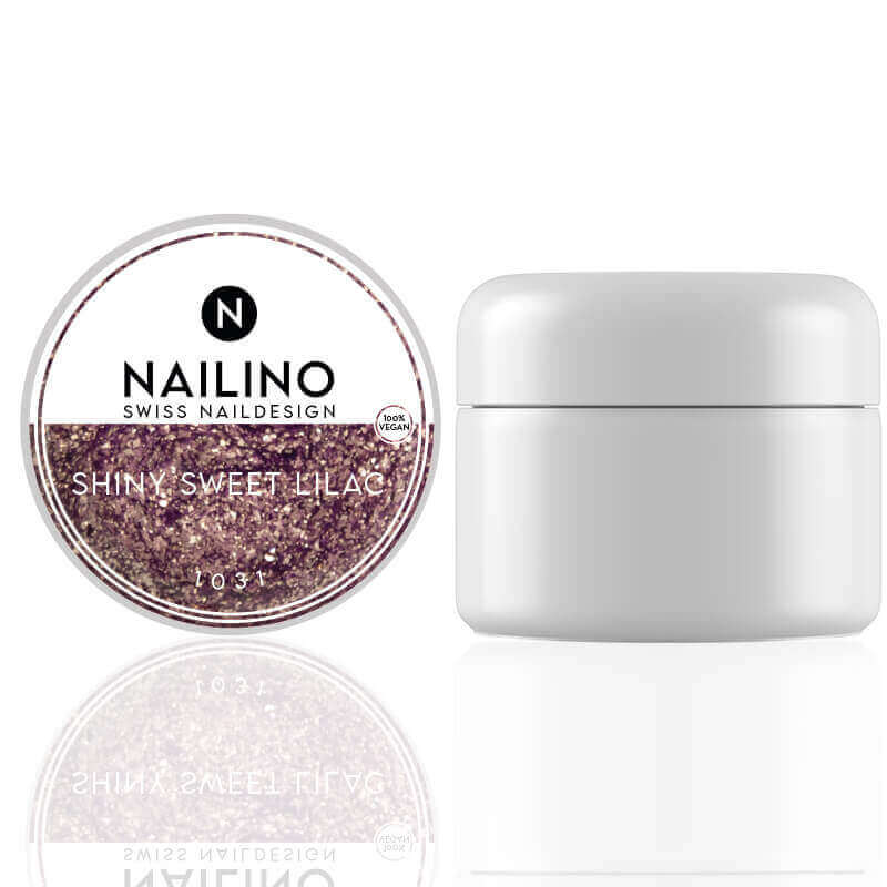 NAILINO Glitter Gel Shiny Sweet Lilac
