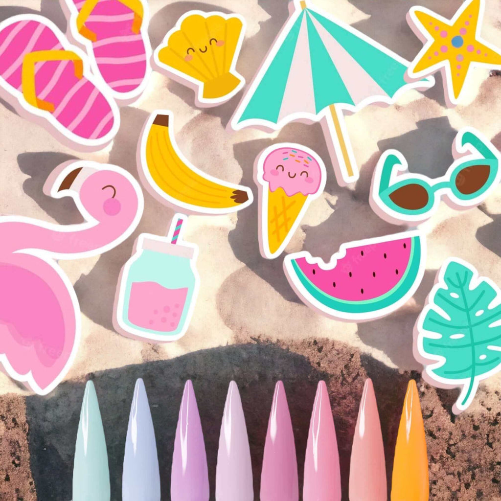 Sommer Farbgel - Set von NAILINO