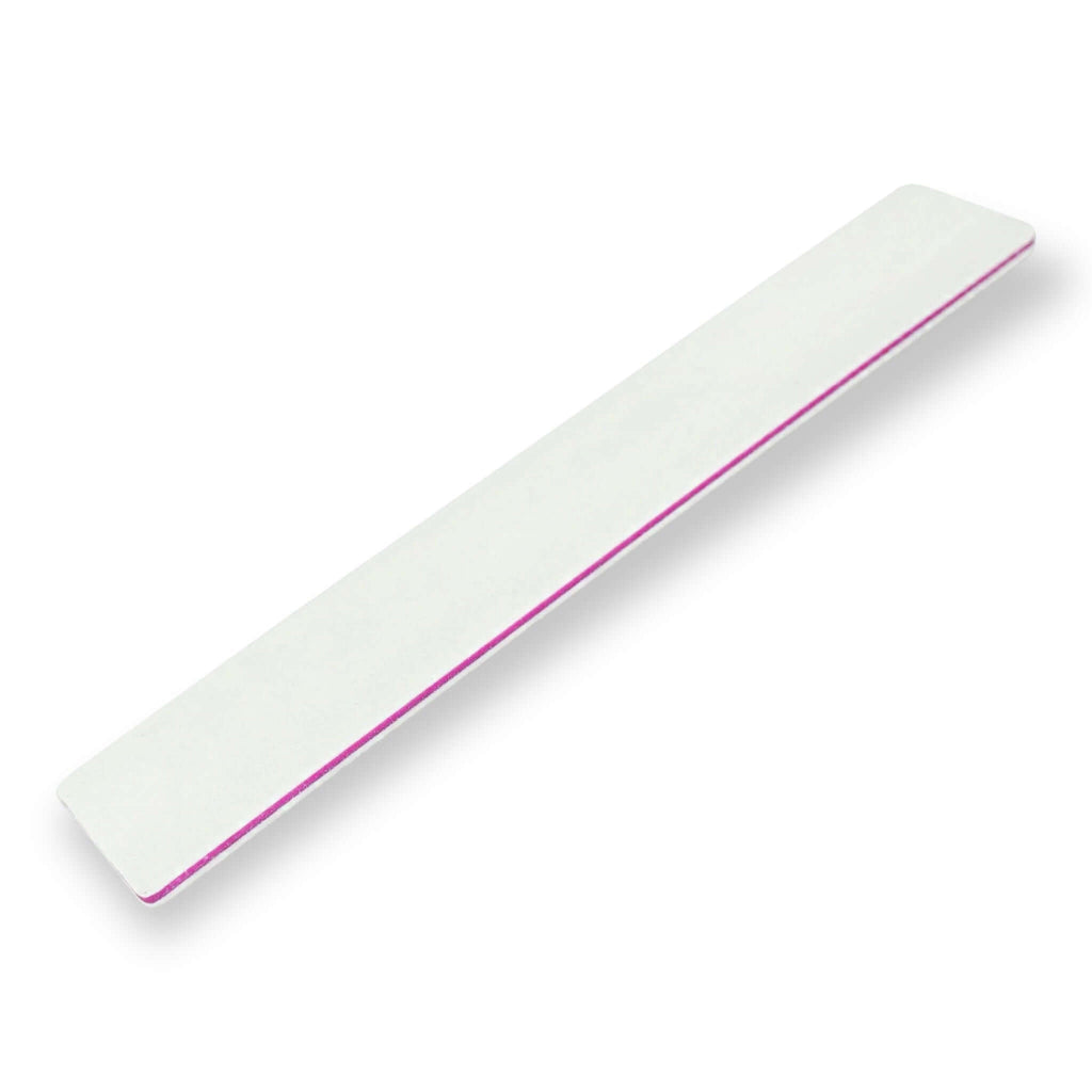 Premium Nagelfeile 100/180 - breit / Weiss