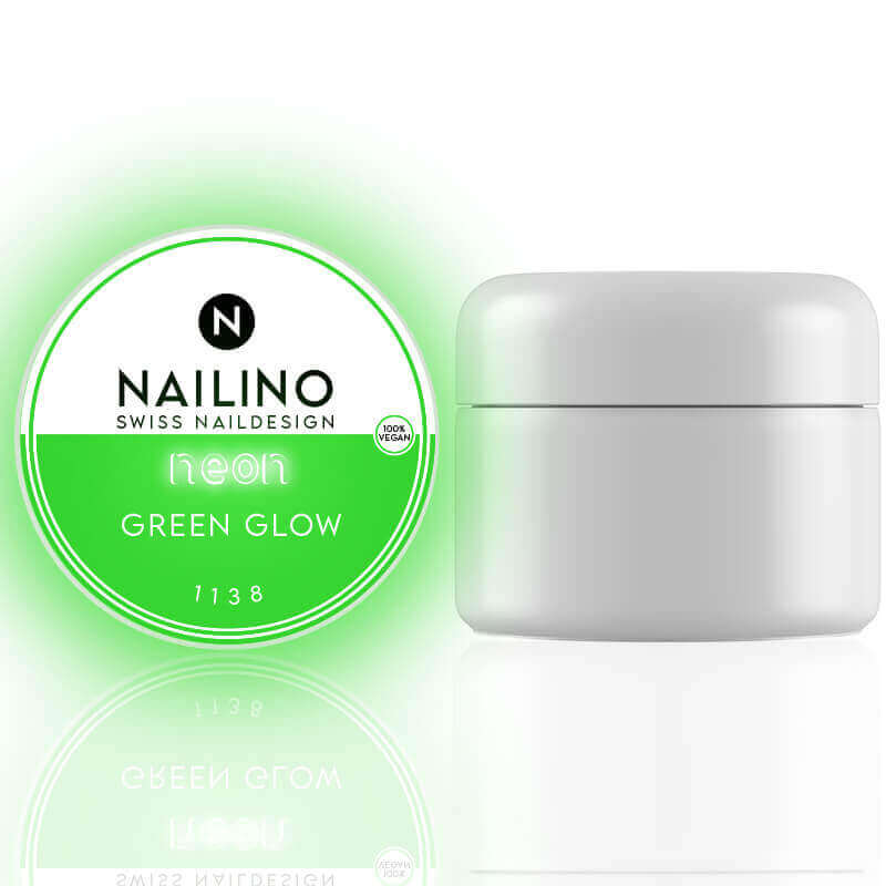 NAILINO Neon Farbgel Green Glow -