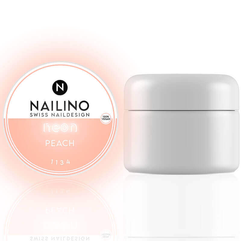 NAILINO Neon Farbgel Peach -