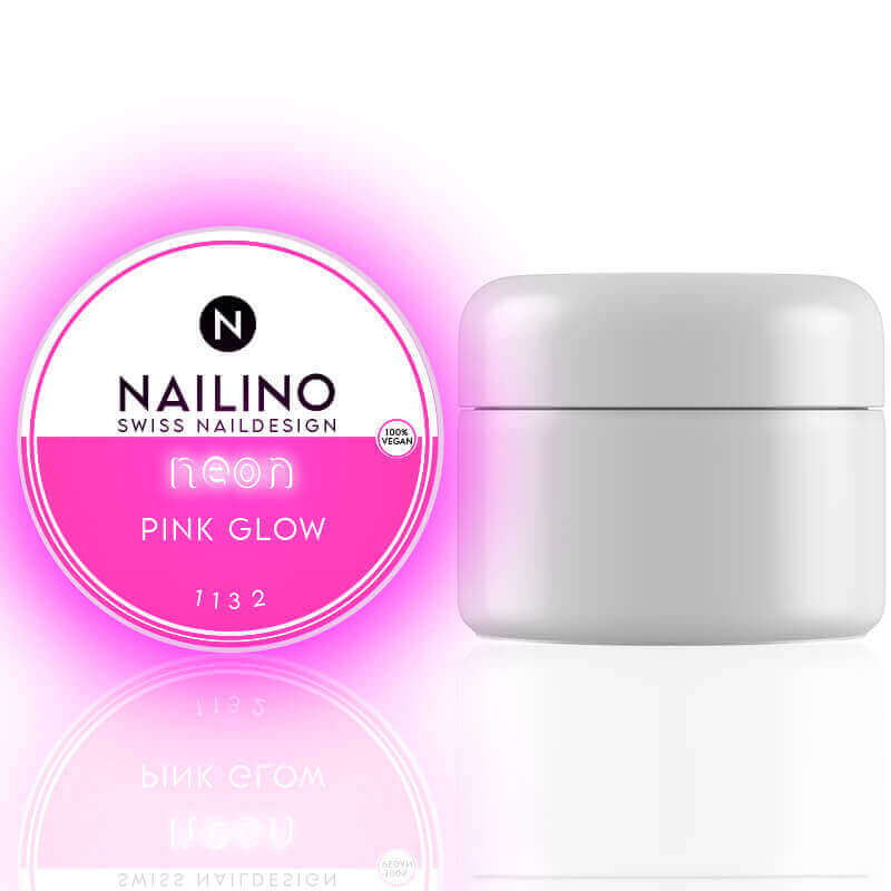 NAILINO Neon Farbgel Pink Glow -