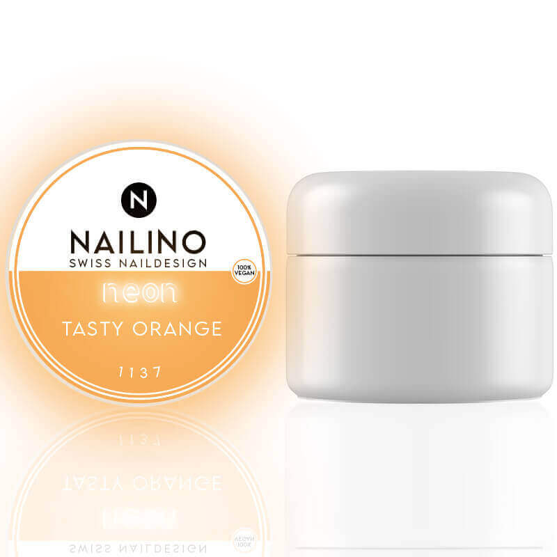 NAILINO Neon Farbgel Tasty Orange -
