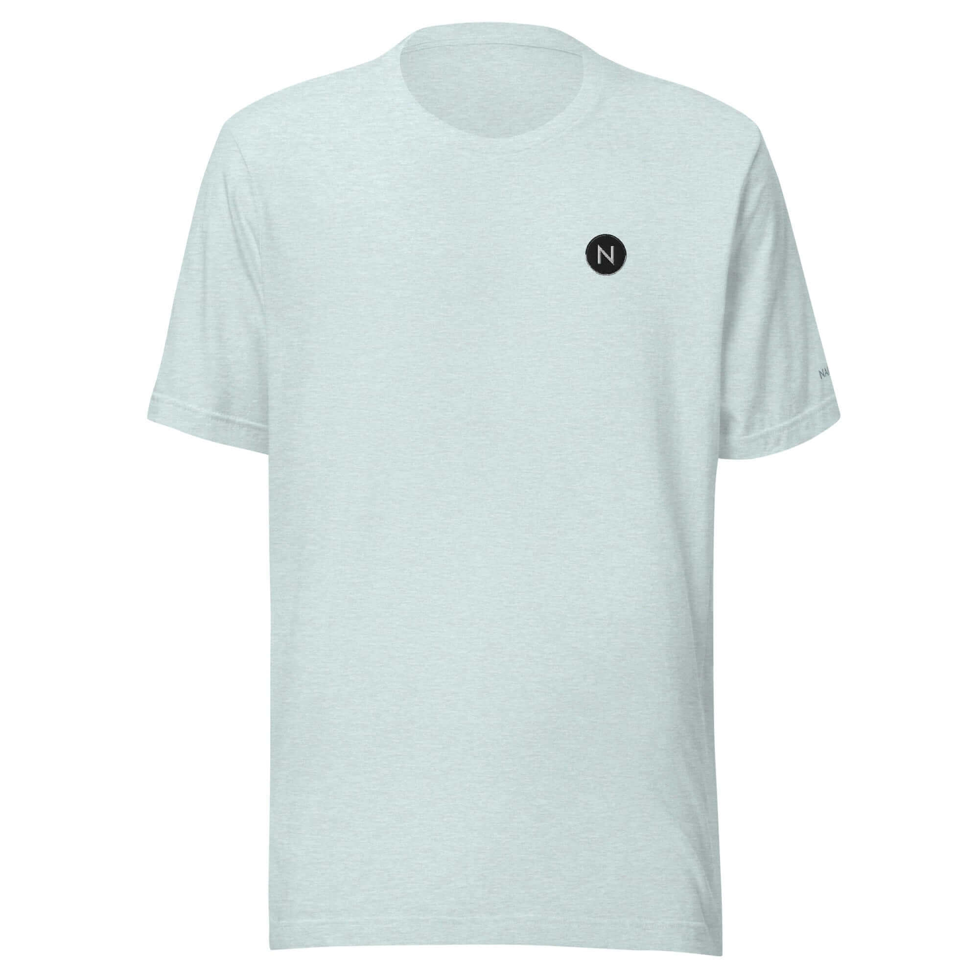 NAILINO Unisex-T-Shirt Farbe: Heather Prisma EisblauGröße: XS